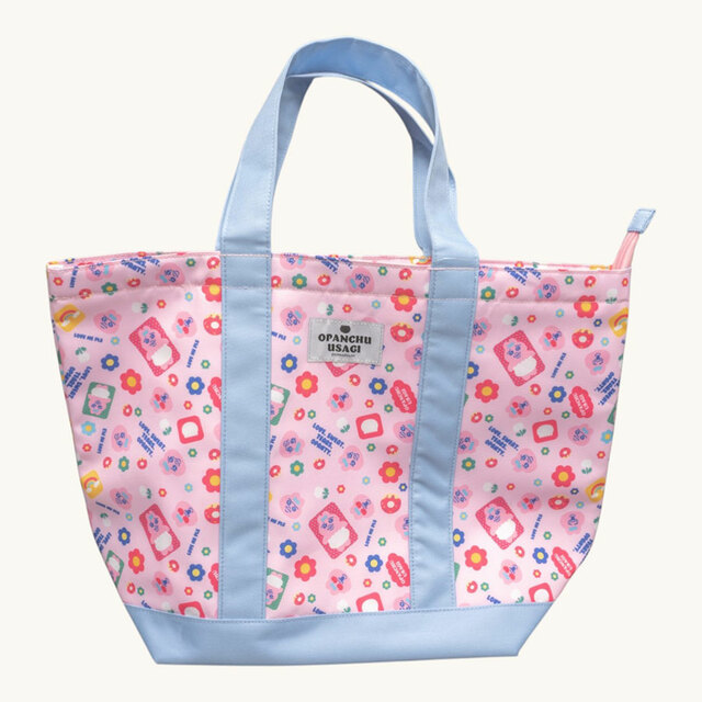 保冷トートバッグ（大） 「おぱんちゅうさぎ」：サイズ約450×160×340mm　2,750円（税込）