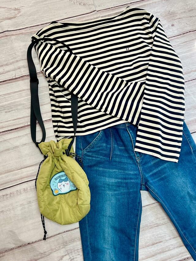 定番のボーダー×デニムコーデに合わせてもGood！