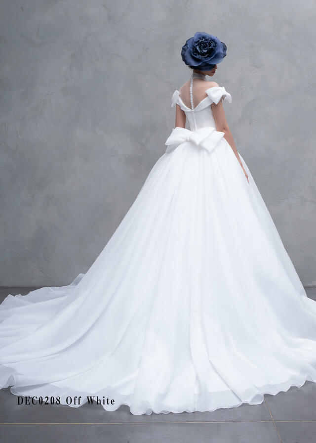 クラウディア｜「Clef a decor-クレアデコール」新作ウェディングドレス｜DEC0208_Offwhite