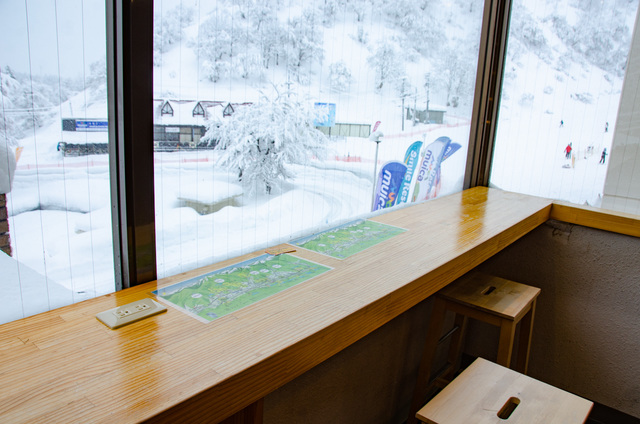むいか温泉ホテル内の休憩スペース｜ムイカスノーリゾート