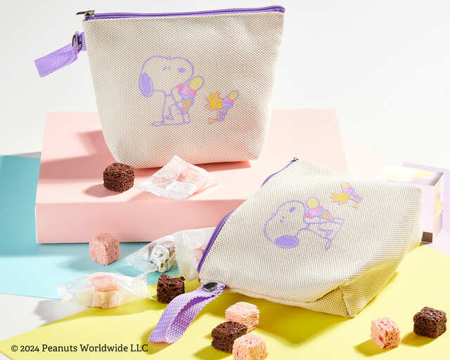 東京ラスク×PEANUTS　ピース東京MIXポーチ付き　¥1,430