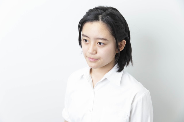 髪飾りなしでも十分かわいい