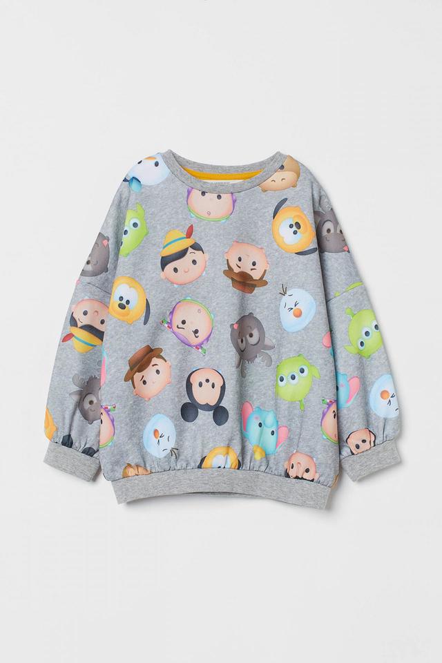 プリントスウェットシャツ¥1,499