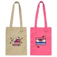 【CONVERSE×HELLO KITTY】ミニトート(ベージュ、ピンク) 各4,400円