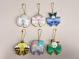 【SANRIO CHARACTERS クッキーチャームコット2】今回は被りなしでした♪キャラクターごとにリボンの形や色使い、モチーフが違うので、並べて見比べるのも楽しいアイテム!