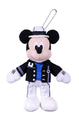 ぬいぐるみバッジセット （ミッキー） ¥2,000｜サイズ：高さ約19cm｜東京ディズニーランド「クラブマウスビート」グッズ