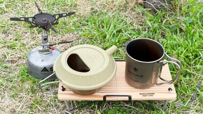 身軽で行きたい登山やキャンプに。シェラカップを「ケトル」に変身