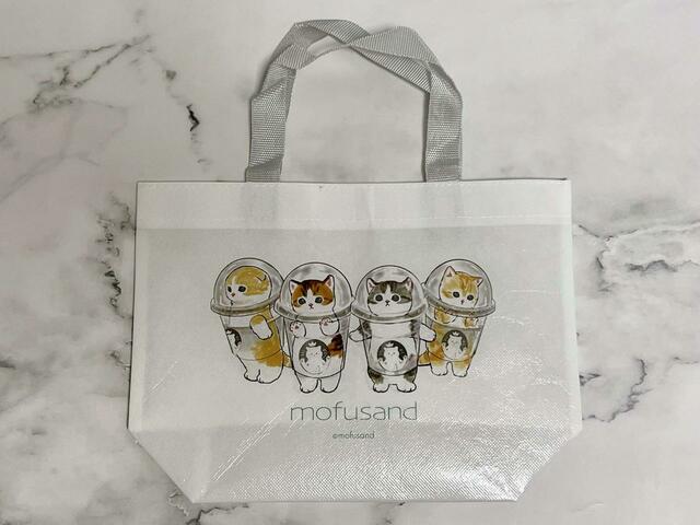 【Seria（セリア）】mofusand　コンビニバッグ／税込110円