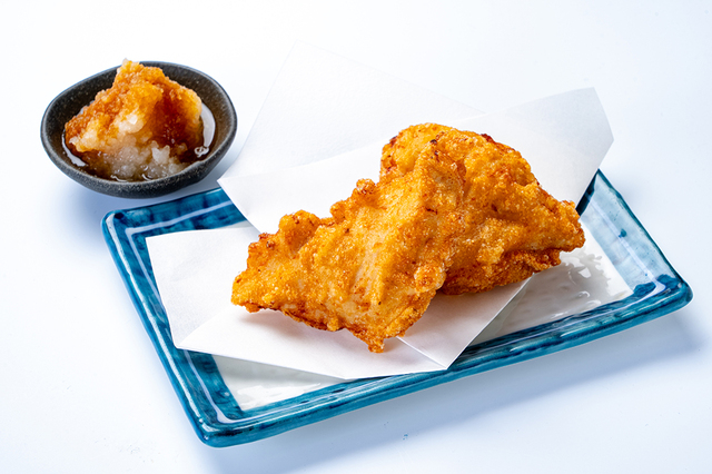 「【COOL】コッコちゃんの塩ザンギ～さっぱりおろし～（2個）」＜327円（税込）＞【辛さのHOT？さっぱりのCOOL？ジャンボ焼き鳥が楽しめる「90分飲み放題付きコース」新登場】