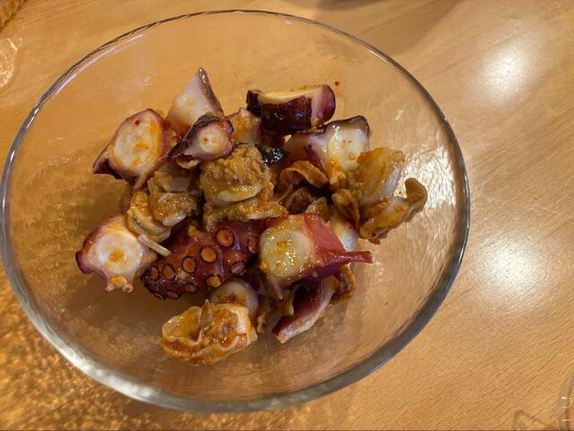 【コストコ タコとホタテのジンジャーマリネ】 冷やすと味がなじんでさらに美味しく♪暑い日のおつまみにもぴったり