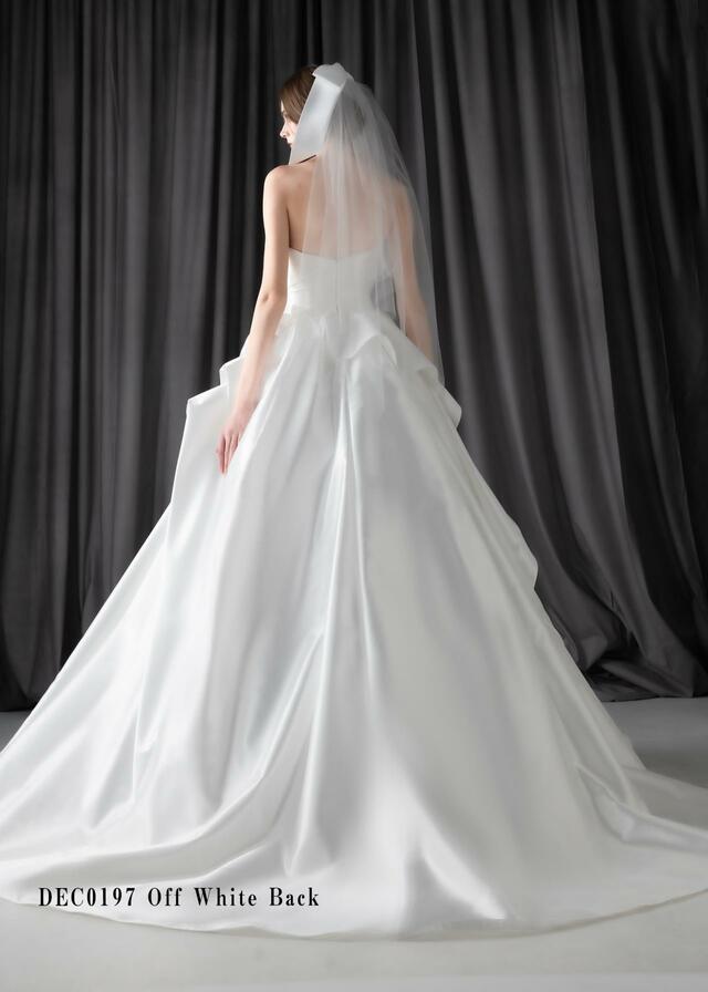 「Clef a décor-クレアデコール」新作ウェディングドレス　DEC0197_Offwhite