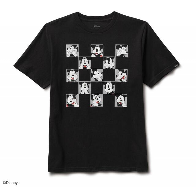 SNAPSPOT SS TEE (BLACK)｜¥4,400｜VANS「ディズニー創立100周年」ラボレートコレクション