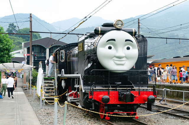 千頭駅でトーマスを待つ、ヒロ｜大井川鐵道「Day Out With Thomas 2018」
