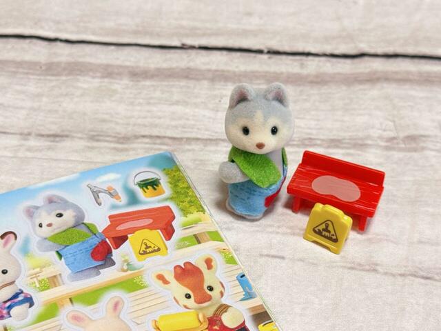 お尻を汚してしまったハスキーの赤ちゃんもパシャリ!