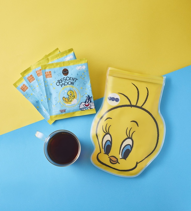 「ジップス シングルサーブ クレセントムーン ポーチ」＜1,200円（税込）＞【LOONEY TUNES×タリーズコーヒー」