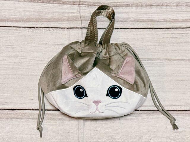 紀ノ国屋　保冷巾着　ハチワレ（猫）／税込2,499円