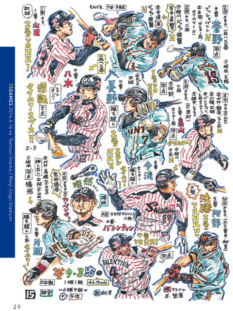 「プロ野球画報 東京ヤクルトスワローズ全試合」より、15試合目