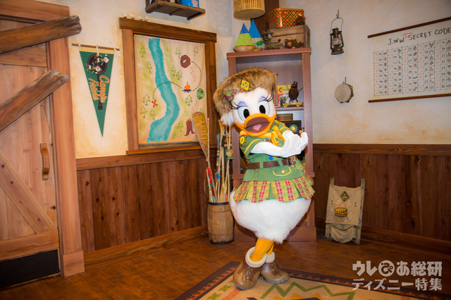 ウッドチャック・グリーティングトレイル|キャンプ・ウッドチャック|東京ディズニーランド