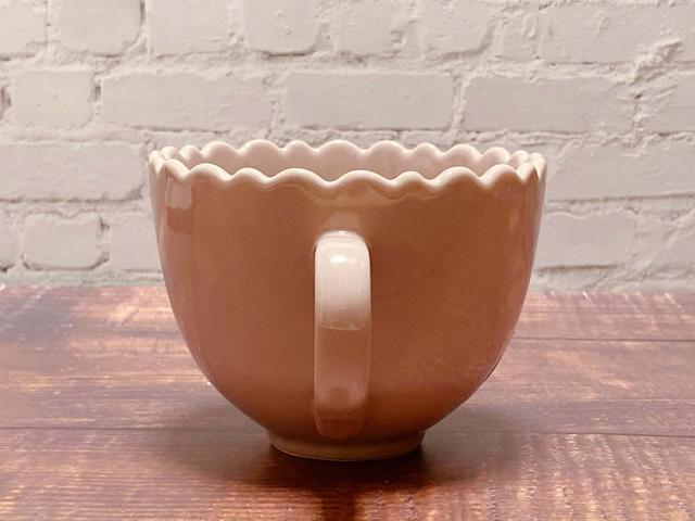 【Francfranc（フランフラン）】フリル　スープカップ　ピンク／税込800円