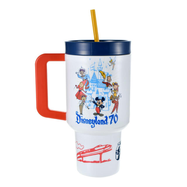 ミッキー&ティンカー・ベル タンブラー ストロー付き DISNEYLAND RESORT 70TH CELEBRATION 2,800円