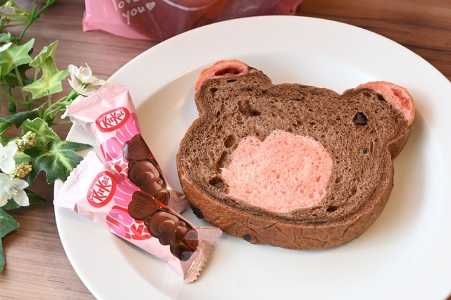 「くまくま食パン loves ハートフルベアー」くまの形は初登場！