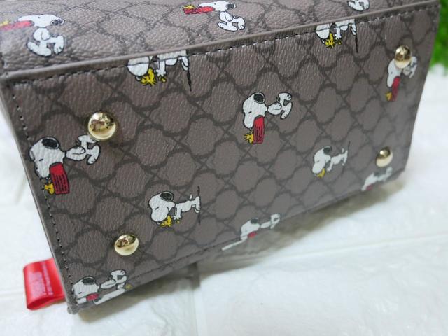 ファッションセンターしまむら『PEANUTS（ピーナッツ）』シリーズ『総柄スクエア2WAYショルダーバッグ』