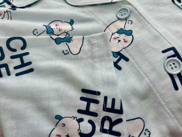 【しまむら：レディース　パジャマ（ちいかわ）】ガーゼのような肌触りのいい生地！