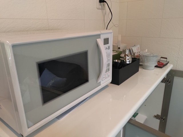 【ルトゥール京都】電子レンジがあるのもうれしい