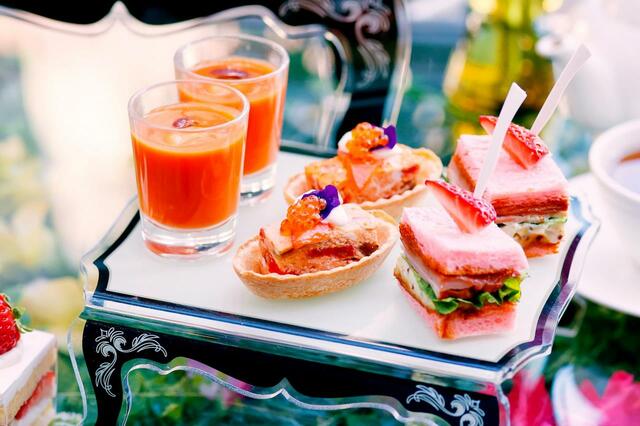 「セイボリー（イメージ）」＜2024年3月5日（火）～4月23日（火）＞【ザ ストリングス 表参道ストロベリーガーデン アフタヌーンティー】