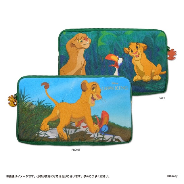 『ライオン・キング』横長ポーチ｜2,300円