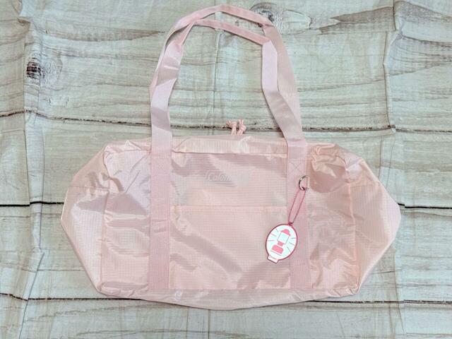 【付録 Coleman 撥水ボストンバッグ＆リフレクターチャーム】ボストンバッグにつけてみました！