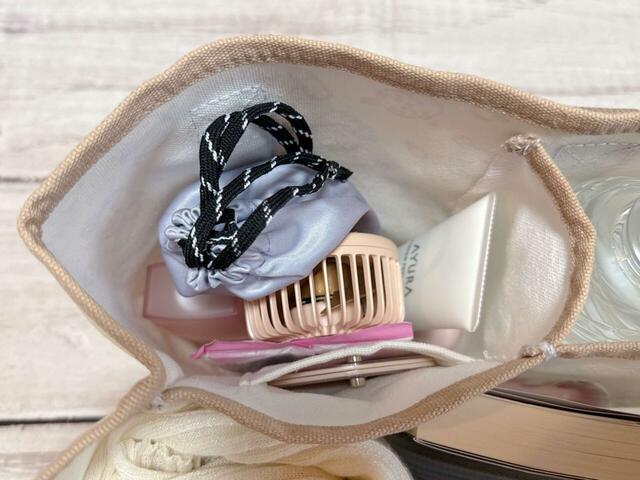 暑さや紫外線対策グッズをまとめて収納