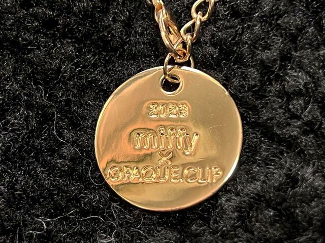 「2023 miffy×OPAQUE.CLIP」の刻印入り♪