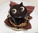 【ハロウィン黒ねこ】黒ねこをモチーフにしたかわいらしいチョコレートケーキ