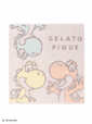 【スーパーマリオ】キノピオ＆ヨッシーハンドタオル ピンク　￥1,540／カラフルなヨッシーたちが大集合！