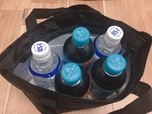 【スケーター 洗えるランチバッグ 保冷】ペットボトルもたくさん入ります