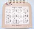 ダッフィー&フレンズのカレンダー（卓上）