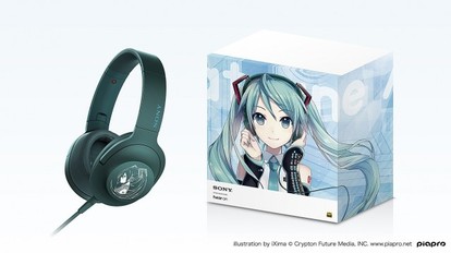 未使用　iPod nano　ヘッドフォン 初音ミク 希少 ミクさんの横顔かわいい「SONY×初音ミク」ヘッドフォンが発売決定