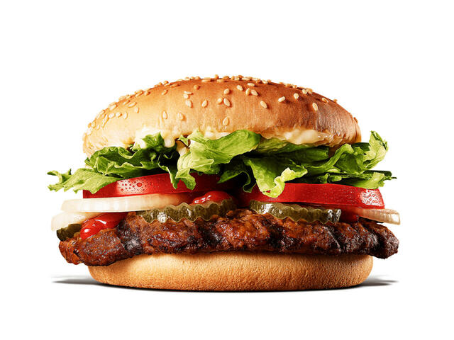 【バーガーキングのワッパー&バーガー売上ランキング 2位】「ワッパー」単品 590円(税込)
