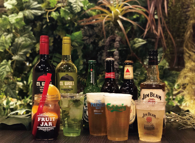 空間テーマは“ジャングル de BBQ”