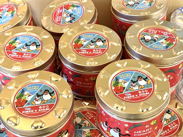 ハート缶クッキー