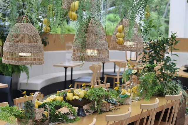 【よみうりランド】HANA・BIYORI　カフェスペース装飾