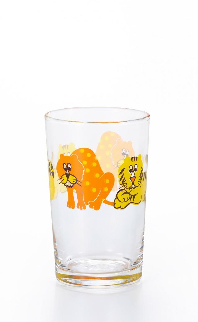 ヒョウとトラがかわいい♪ 中コップ8 ズーメイト：770円（税込み）