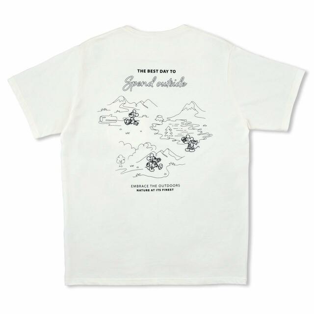 Tシャツ（背面デザイン）　4,500円【DISNEY OUTDOOR】