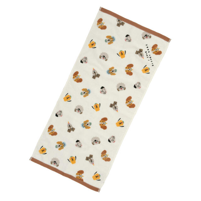 ディズニーキャラクター フェイスタオル I LOVE DISNEY DOGS 1,800円