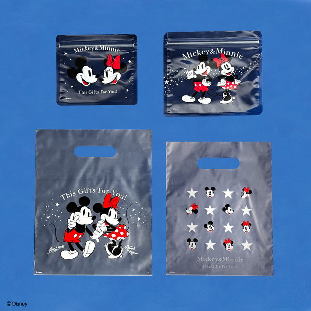 ジッパーバッグ、ハンドルバッグ 各110円