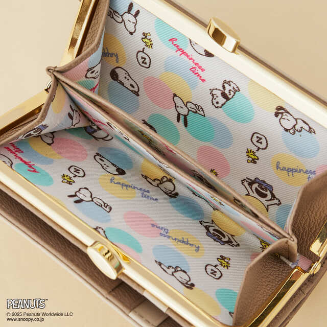 【サマンサタバサ「スヌーピー」コレクション】お財布の裏地もかわいい！