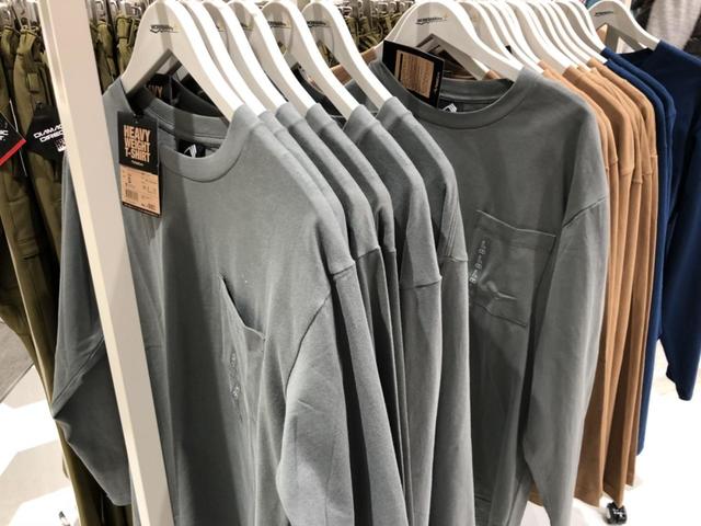 【#ワークマン女子】ヘビーウェイトコットン長袖Tシャツ 980円（税込）