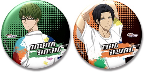 「黒子のバスケ キャラポップストア ~canvas with their paint~」缶バッジ(全9種/ブラインド仕様) 500円