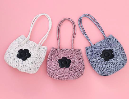 【マリークワント2026 SUMMER COLLECTION】ラメクロッシェミニトート各¥9,900（税込）